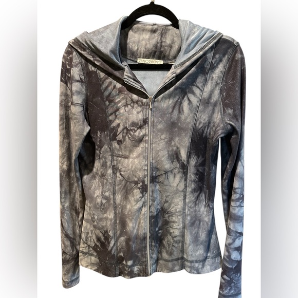 SNO SKINS Jackets & Blazers - SNO SKINS Charcoal Tie-Dye Hoodie.  Size Medium